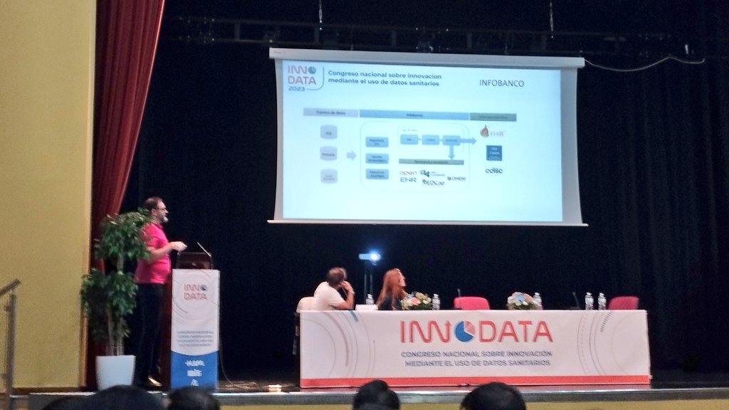 Miguel Pedrera Jiménez (@mpedrerajimenez) on Twitter photo Ahora en #INNODATA2023, nuestro compañero <a href="/yampeku/">Diego Boscá</a> de <a href="/veratech/">VeraTech for Health</a> contando cómo hemos utilizado los estándares <a href="/openEHR/">openEHR</a> y <a href="/OHDSI/">OHDSI</a> #OMOP de manera combinada en #InfoBanco <a href="/DataDoce/">Data Science Unit i+12 H12O</a> <a href="/SaludMadrid/">Salud Madrid</a>. <a href="/bettercareIT/">Better</a> <a href="/NTTDataSpain/">NTT DATA España</a> <a href="/rheagroup/">RHEA Group</a> Ahora en #INNODATA2023, nuestro compañero <a href="/yampeku/">Diego Boscá</a> de <a href="/veratech/">VeraTech for Health</a> contando cómo hemos utilizado los estándares <a href="/openEHR/">openEHR</a> y <a href="/OHDSI/">OHDSI</a> #OMOP de manera combinada en #InfoBanco <a href="/DataDoce/">Data Science Unit i+12 H12O</a> <a href="/SaludMadrid/">Salud Madrid</a>. <a href="/bettercareIT/">Better</a> <a href="/NTTDataSpain/">NTT DATA España</a> <a href="/rheagroup/">RHEA Group</a>