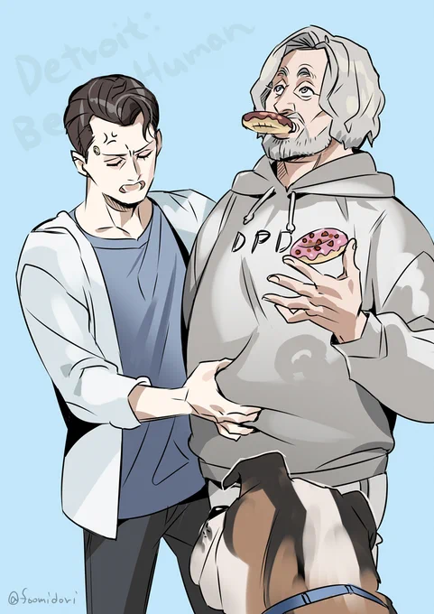 人外と無性愛と腹肉  Non-human, asexual and body fat (DBH、グオメ)