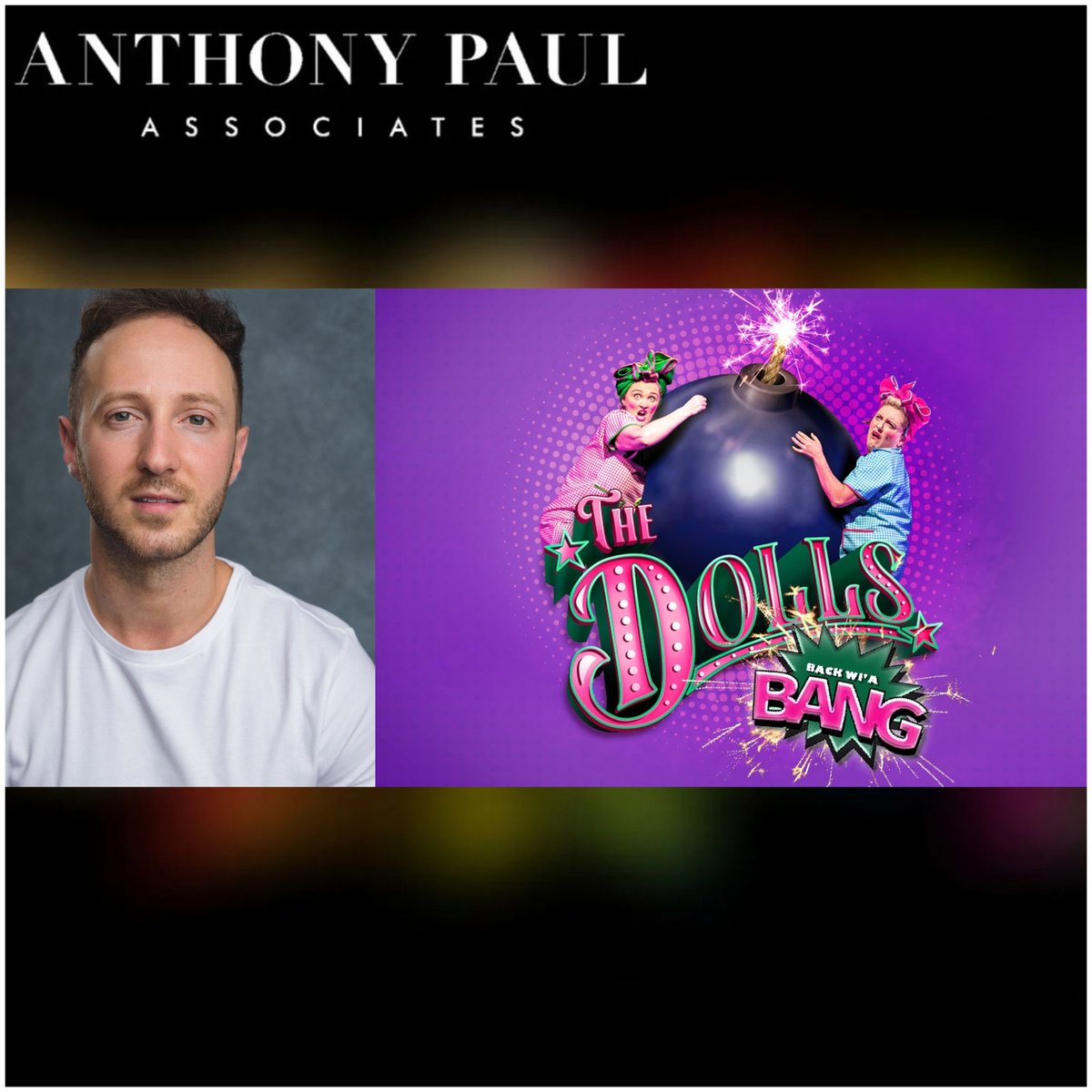 📢📢CLIENT NEWS 📢📢

ROBERT SHARPE will be joining the UK Tour of The Dolls - Back Wi' A Bang!

#AnthonyPaulAssociates #APA #TEAMAPA