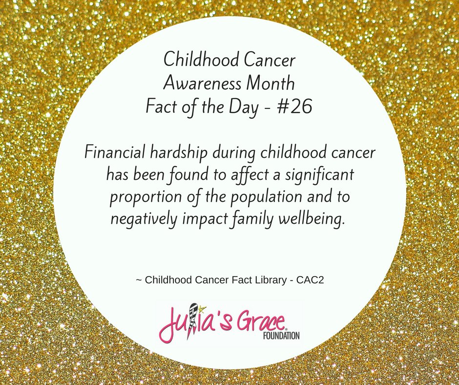JuliasGraceFdn's tweet photo. #ChildhoodCancerAwarenessMonth #GoGoldInSeptember #JuliasGrace #GoldStrong #CancelChildhoodCancer #ChildhoodCancerFacts https://t.co/xQnMwVyvZM