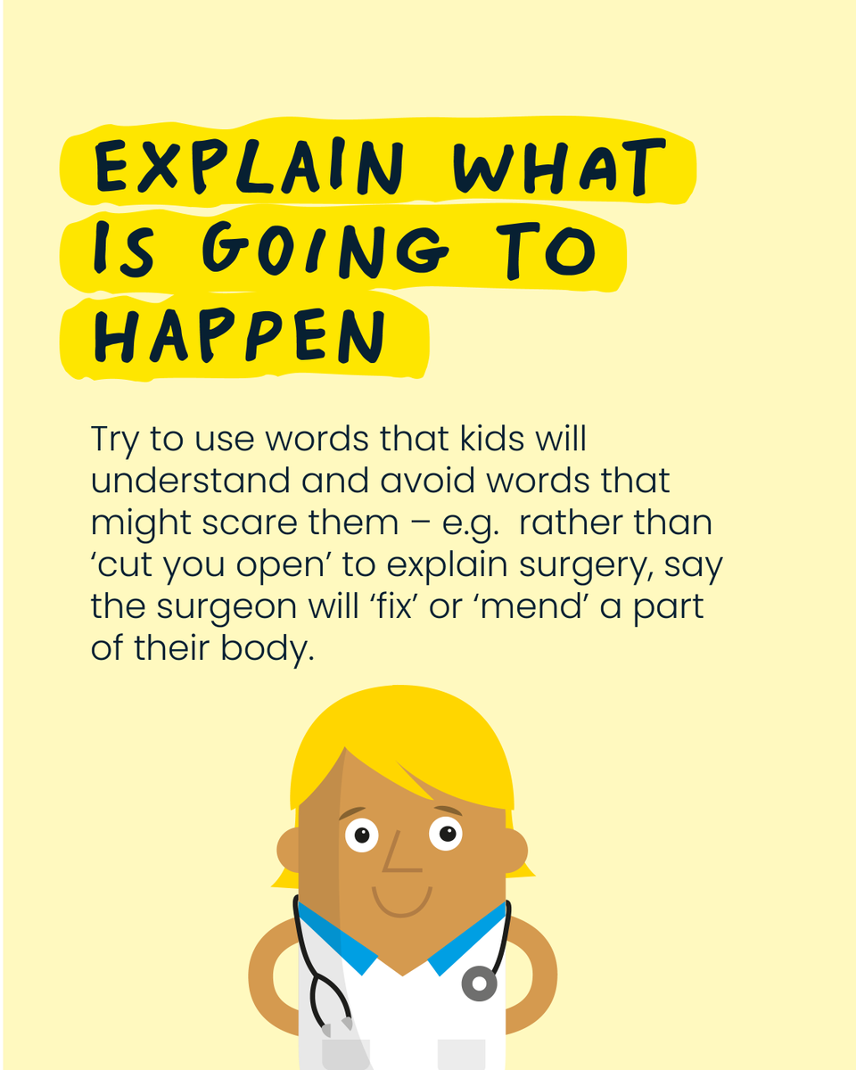 The lead up to surgery can be a scary time for kids ❤️‍ Here are some tips on how to help prepare your child for medical procedures! 💊 😷 
We’ve got the answers ready to go in our Kids’ Guide to Cancer, now available in four new languages. Visit campquality.me/3RsLbau💛