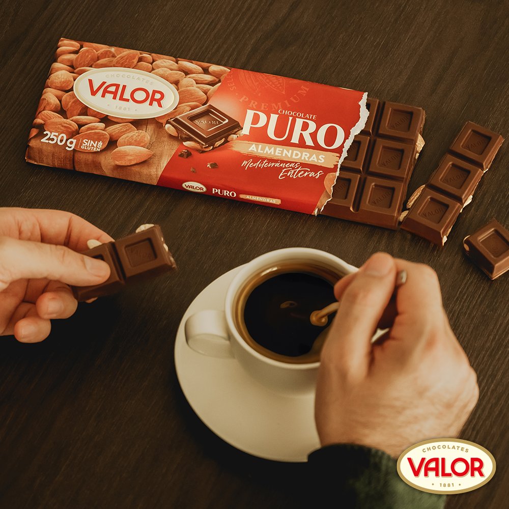 🍫 Chocolates Valor on X: Un café y tu Chocolate Valor favorito