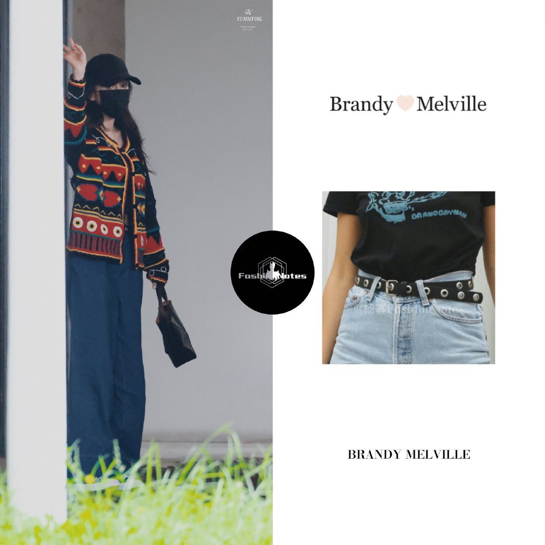 2023.09.26 #YangMi 

Cardigan @UrbanOutfitters 
Mutma Aria

Bag : 
@LoeweOfficial 

Belt: 
#brandyMelville 

Bohemian style 😍