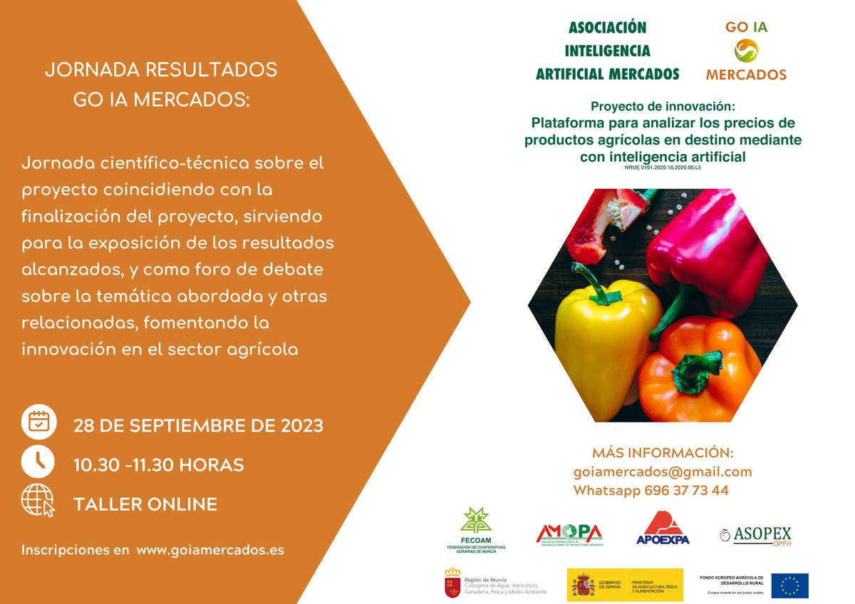 GoMercados's tweet photo. El próximo jueves 28 de septiembre partir de las 10.30 horas, tendrá lugar en formato online la Jornada de Resultados del @GoMercados Información 
https://t.co/9Tqtw0CtmL
FORMULARIO DE INSCRIPCIÓN: https://t.co/IPm700uusz https://t.co/jgqVY1jKTh