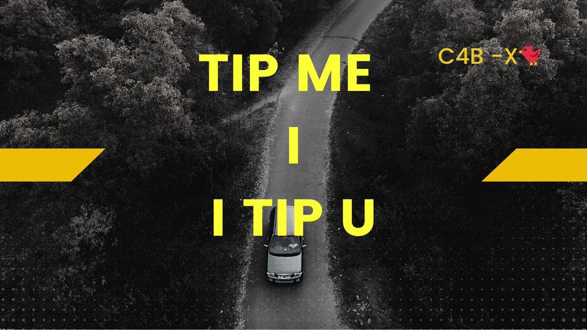 Crypto4bailout's tweet photo. 𝙇𝙀𝙏'𝙎 𝙏𝙄𝙋 𝙒𝙄𝙏𝙃 𝙈𝙐𝙎𝙄𝘾 🎶🎶

🫓 $TIP ME I $TIP YOU OOO YEEEH....

🫓I NO RUN ANYMORE OOO YEEH

🫓IF YOU TIP ME I GO $TIP YOU...

🫓POST ME, I GO POST YOU 

🫓LIKE ME, I GO LIKE YOU

🫓QUOTE ME , I GO QUOTE YOU

🫓 IF U FOLLOW I GO FOLLOW

Recreate something like… https://t.co/yKKXrnVZji