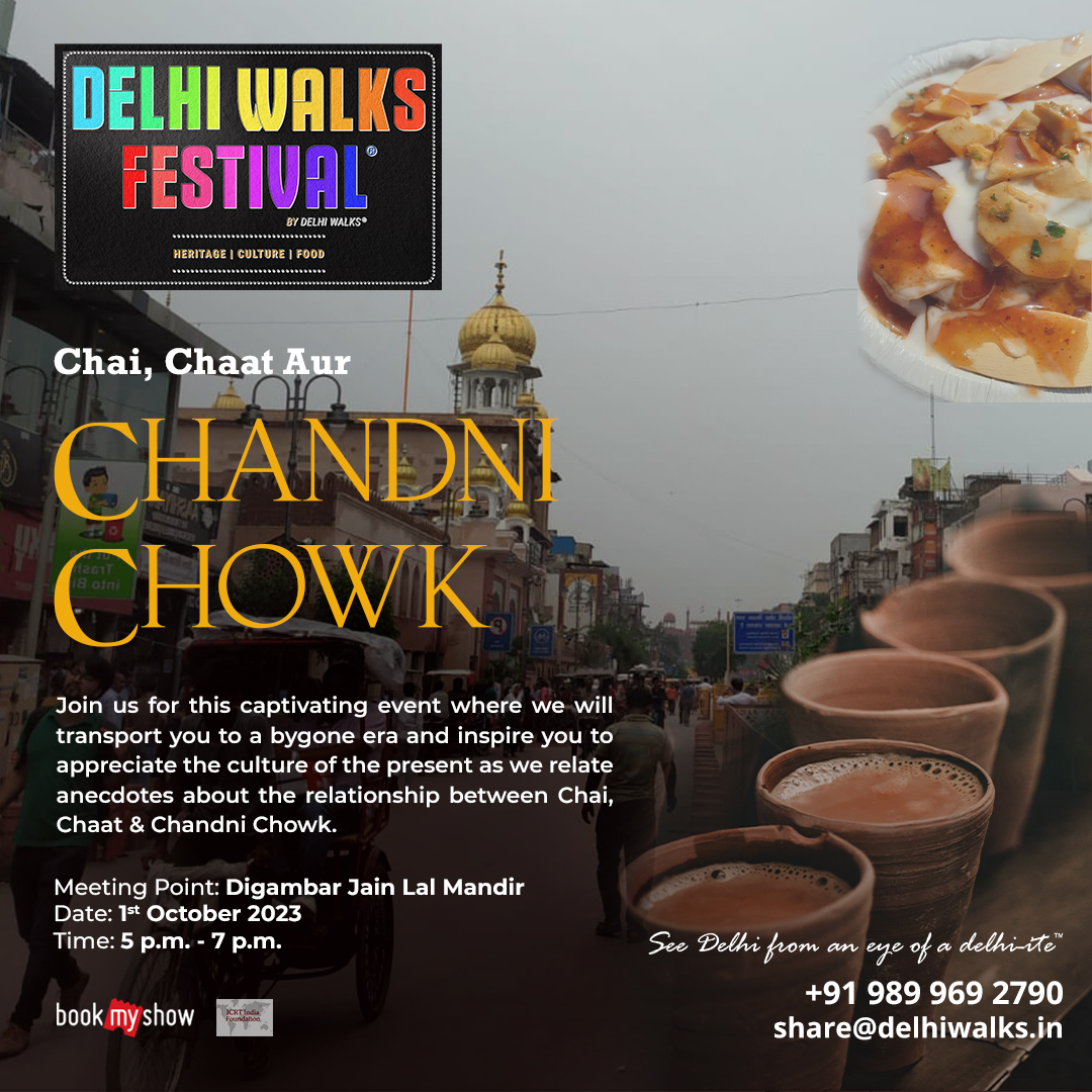 Join us for an immersive experience. 🎊
Registration fees- INR 400 per person. 
Registration link- in.bookmyshow.com/activities/cha…

#heritagewalks #delhi06 #IncredibleIndia