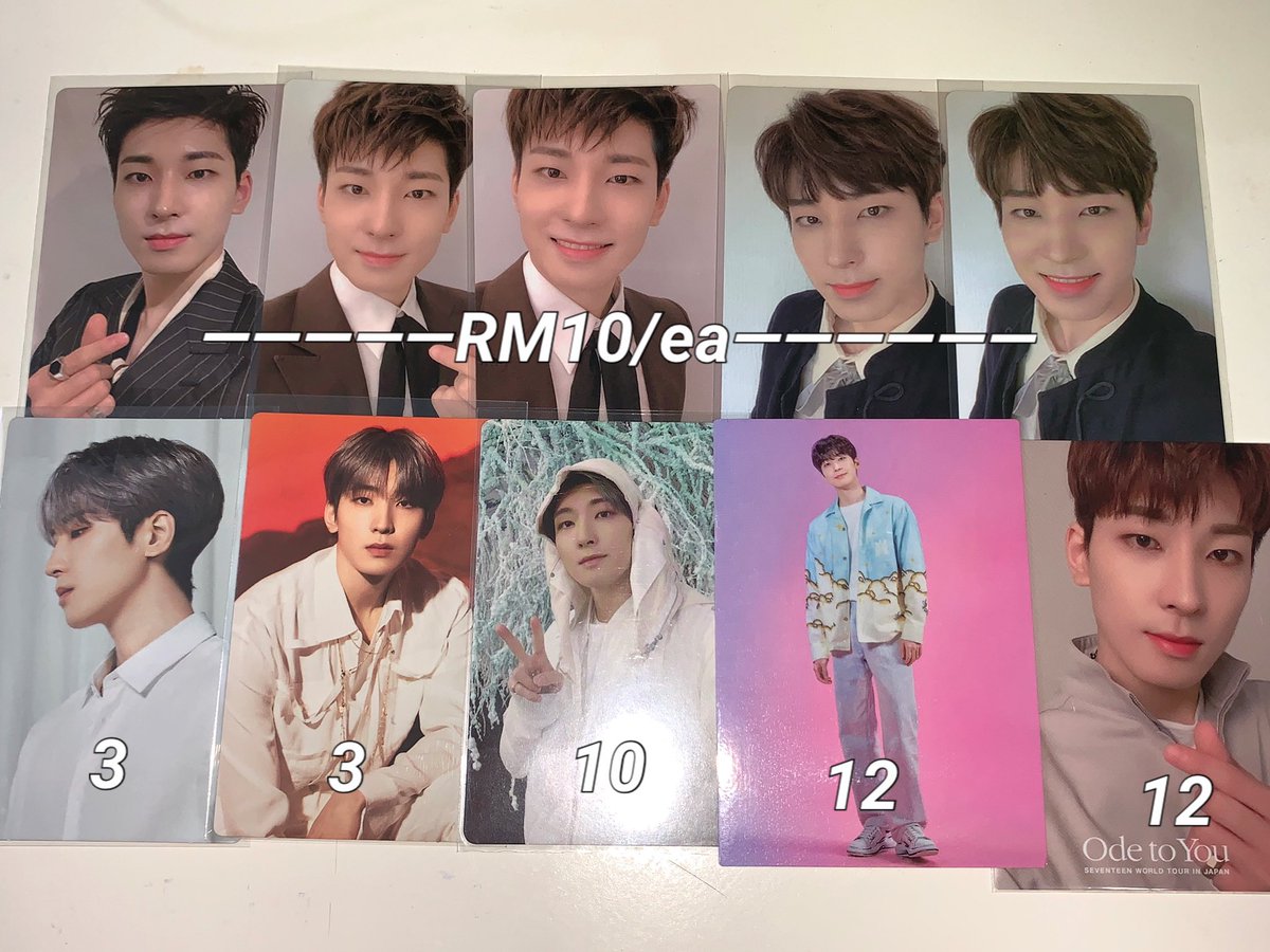 wts wonwoo set 📌 RM257 📌 sell in set only // open sharing are welcomed 📌 some pcs bought from mercari/yangdo hence the price 📌 not for fussy/sensitive buyer & no rush postage 🙏🏻 wm: rm8 | em: rm13 #pasarseventeen #pasarSVT #pasarseventeenmy @PasarSeventeen