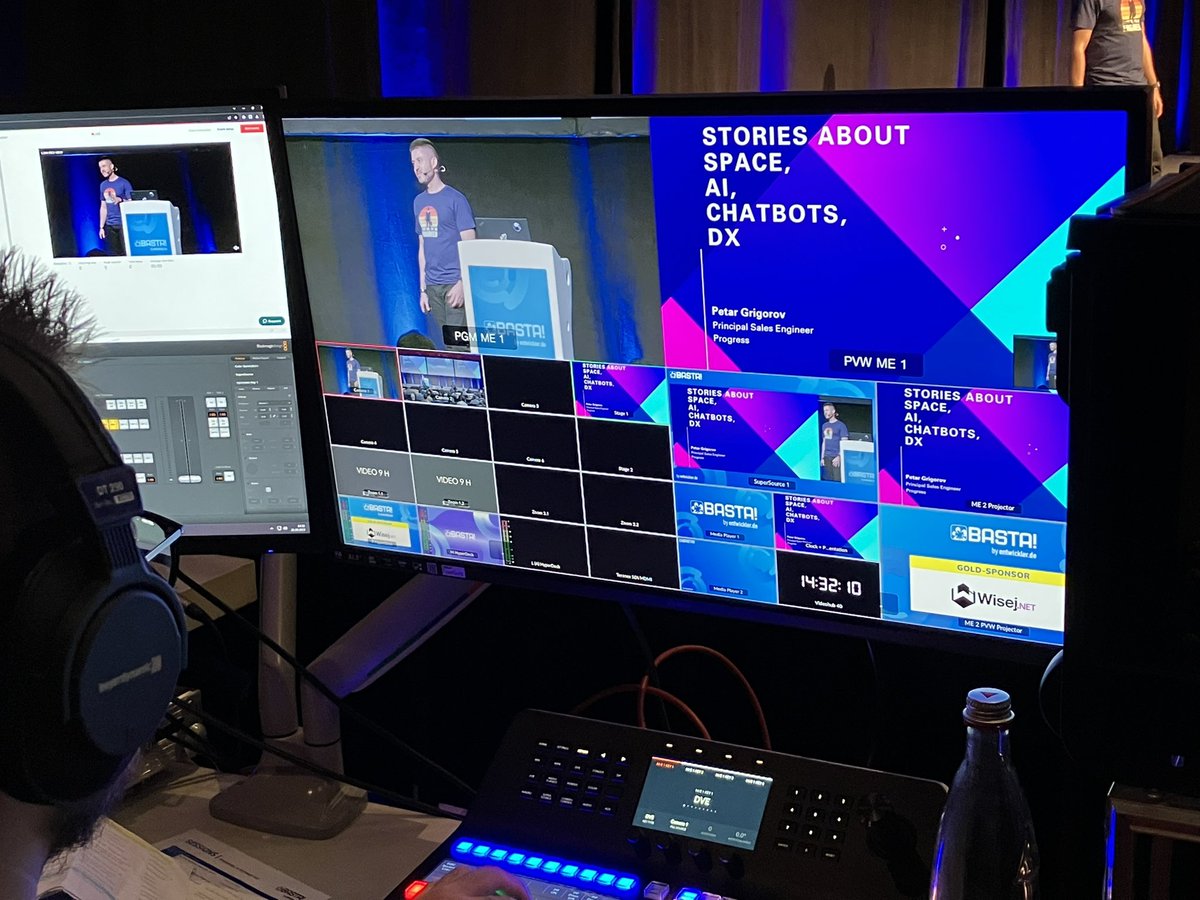 🎬 It’s #keynote time at #BASTAcon! Petar Grigorov from <a href="/Telerik/">Progress Telerik</a> shows how to harness the power of #chatbots, personalization, and generative AI to simplify complex tasks. Get ready to bring AI-driven solutions to life! 💡 #AI #TechInnovation #DigitalTransformation