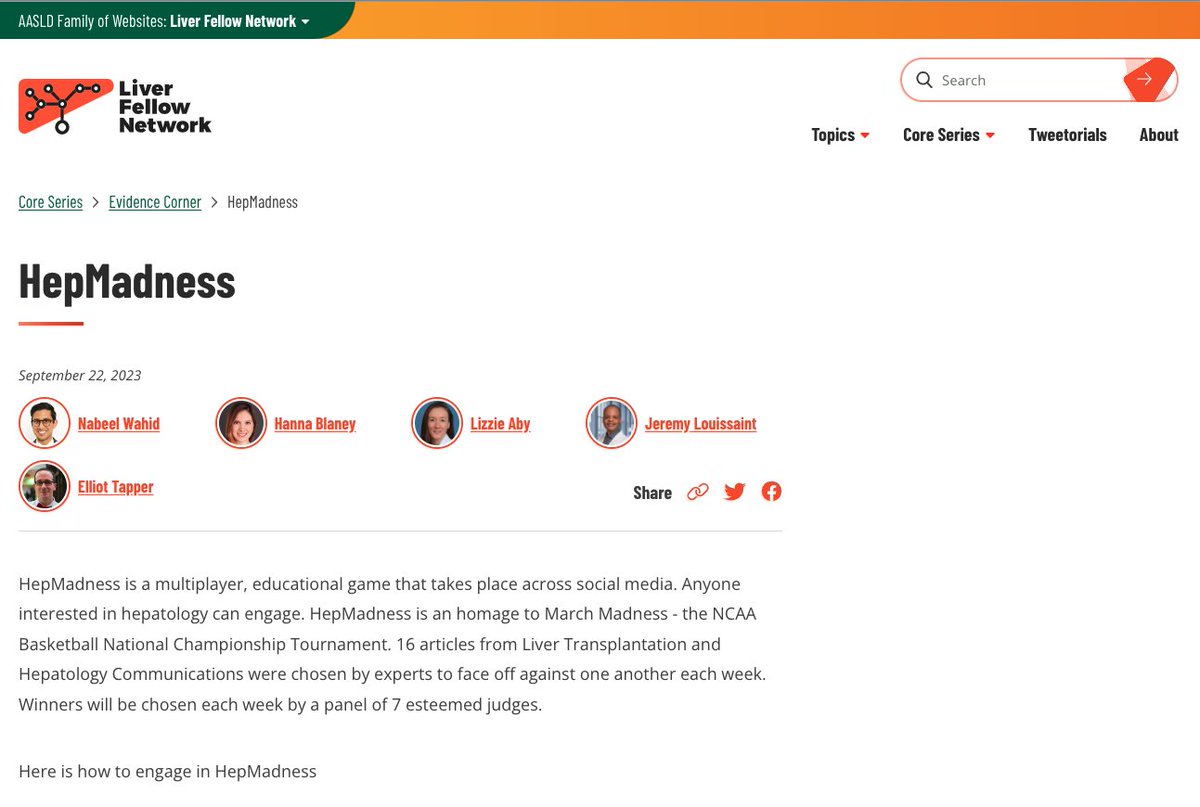 ❓Have you seen the #HepMadness @LiverFellow Evidence Corners at @HepCommJournal❓ Strong work here 👇 and great resource for trainees @TolgaGidenerMD @JeffGibbsMD @SimoneJarrettMD @AdalGuzmanMD @sniezenMD @brittybb #HepMadness shorturl.at/ftvO6