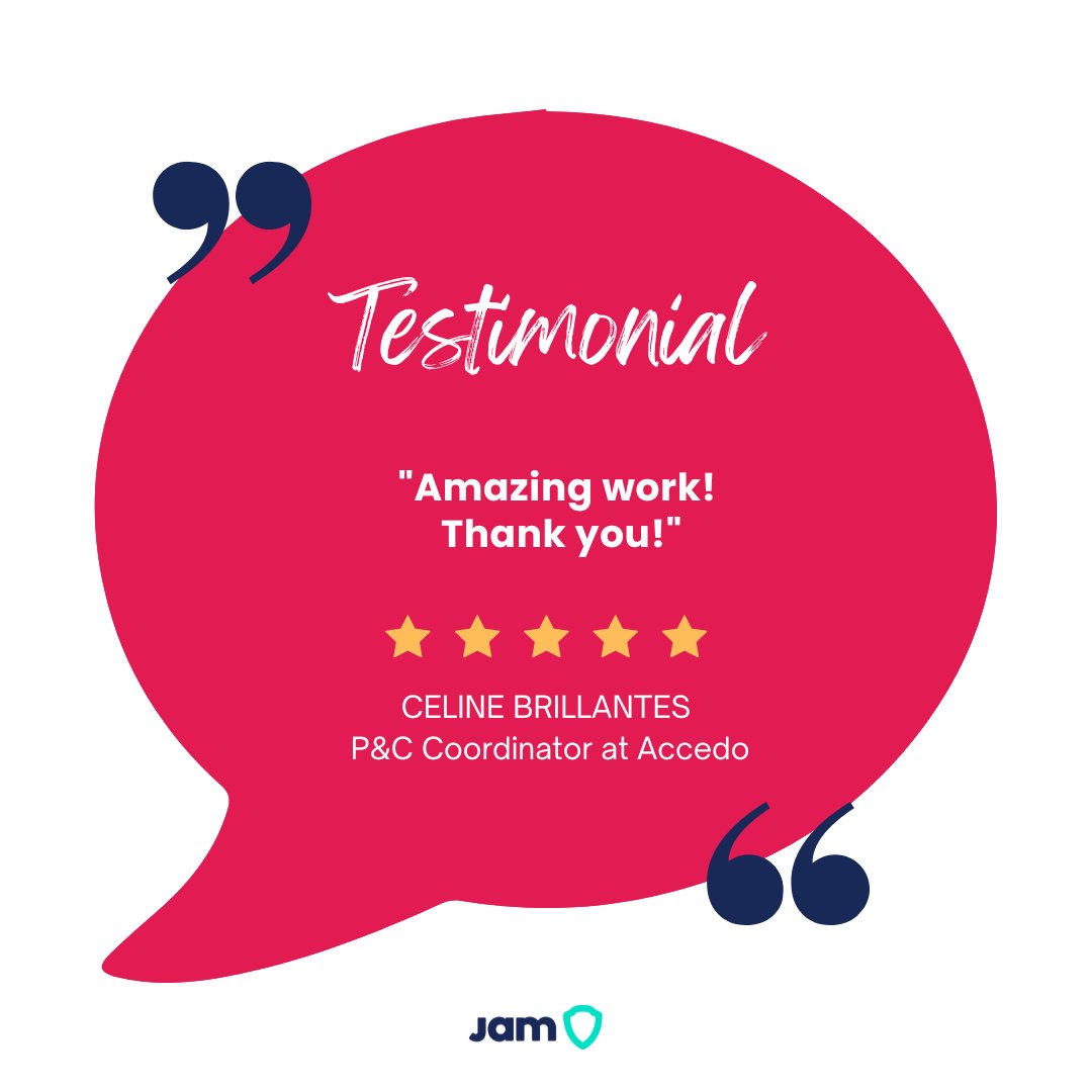 Here’s what AccedoTV said about their JAM #virtualteambuildling experience:

“Amazing work! Thank you!” ⭐⭐ ⭐⭐⭐ 

Accedo-TV, thank YOU for letting us do what we love to do! ♥

#ItPaysToPlay #TeamBuildling #CompanyCulture #Testimonial #ClientLove