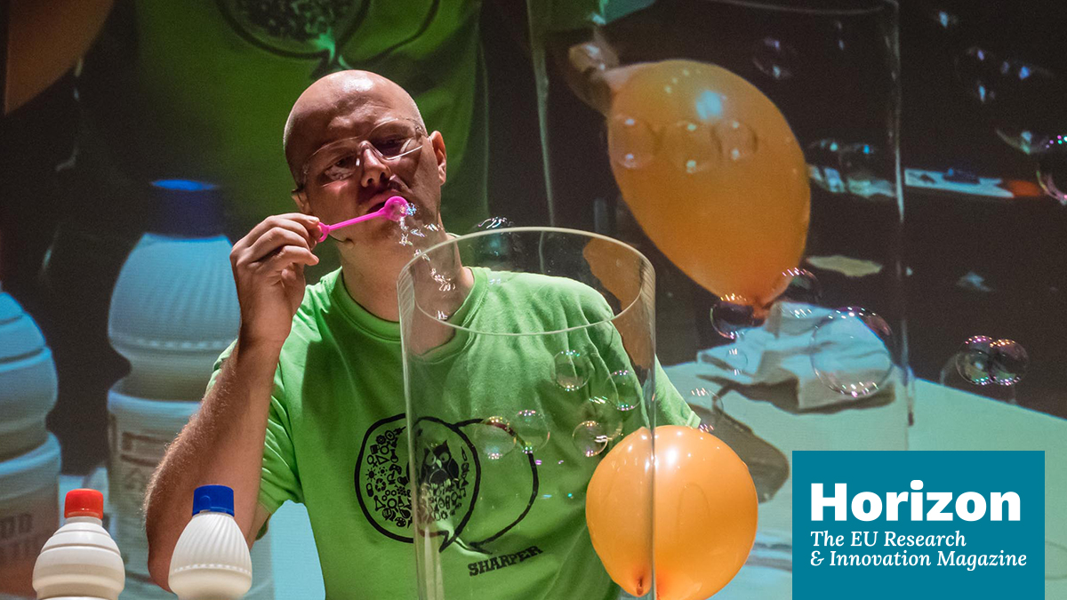 Researchers take the stage – plus beer orders – as Europe celebrates lab work. 

Read the story ➡️ bit.ly/46piZtl 

#ResearchImpactEU