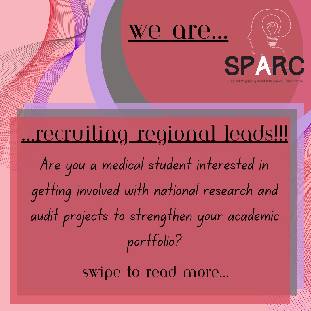 Student Psychiatry Audit & Research Collaborative tweet media