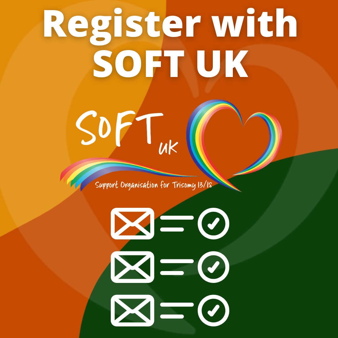 We wanted to remind you that you can register directly with SOFT UK to keep up to date with our latest news. To register with SOFT UK, follow the link: soft.us6.list-manage.com/subscribe?u=57… #trisomy #trisomy13 #trisomy18