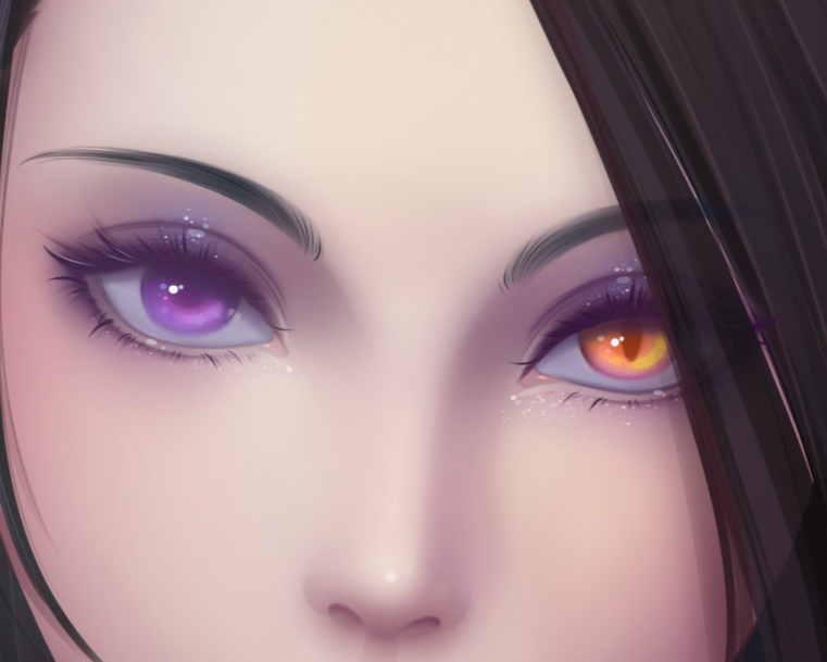 I always loooove to spend a lot of attention to the eyes 💗

I like to vary in shapes and sharpness, add lots of glitter and matching makeup ✍️✨