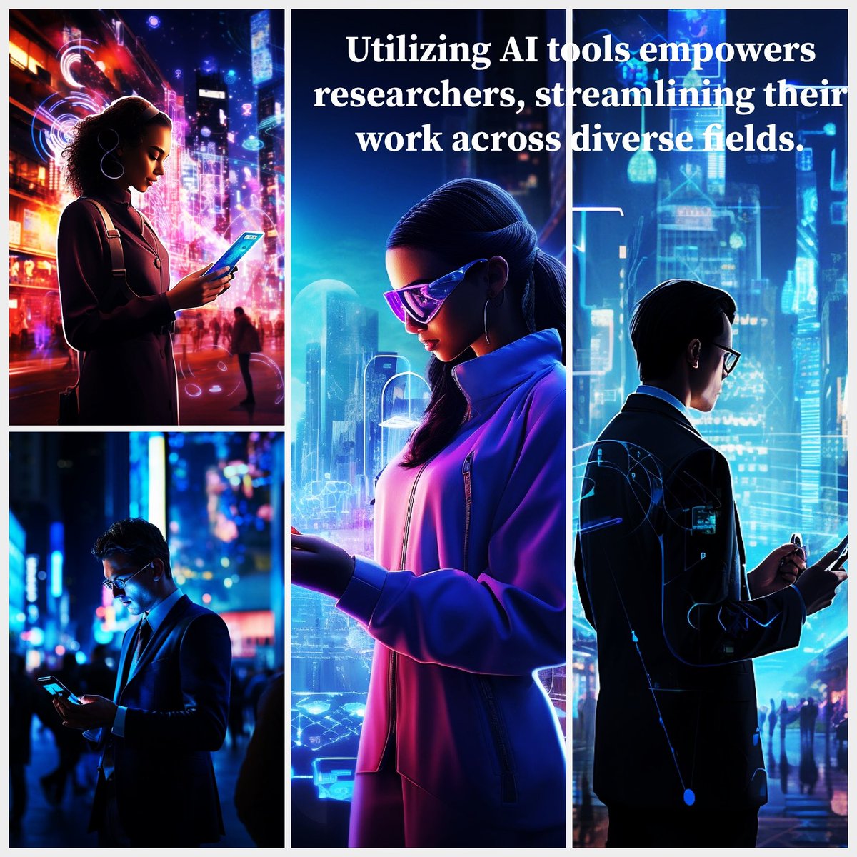 trepint's tweet photo. Utilizing AI tools empowers researchers, streamlining their work across diverse fields. #zolontech #fyp #trends #future #drjimlatour #trepint #thetrepcompany #ai #ml #neuroscience #productivity #tools #artificialintelligence https://t.co/8l9F0VTAZ2