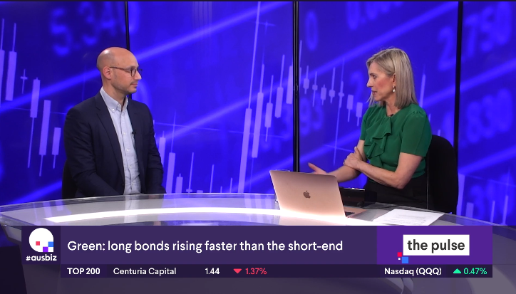 ronigreen's tweet photo. Keeping perspective with @au_shareplicity on @ausbiz in the face of a brutal sell-off in government bonds.  Is it really higher yield forever now!?

https://t.co/KXDIN2cyJ8 https://t.co/aewlijeRoT