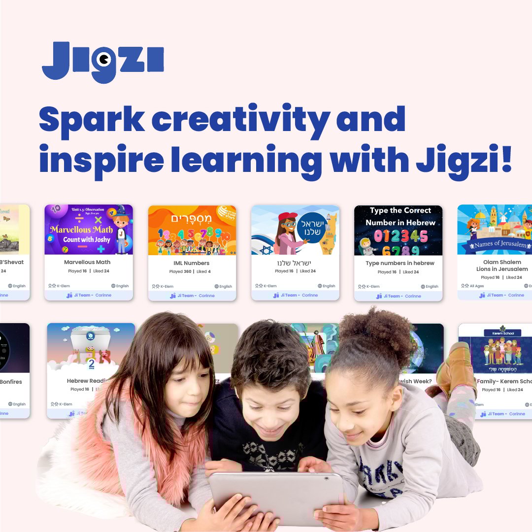 JewIntUK's tweet image. The protégé effect-- students put in more effort to learn in order to teach, than they do when only learning it for themselves. Have your kids use your Jigzi account to create interactive games for Jewish learning! bit.ly/3ZxvNfe
#learningbycreating #edtechplatform