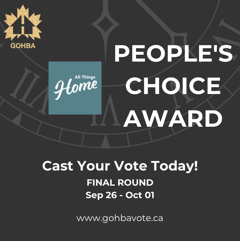 GOHBA_Ottawa's tweet photo. 🚨 The Ultimate Showdown!🚨 It's the final round for the People's Choice Award. 
Your vote counts! Voting for this final round will be done online &amp; in person at the Fall Home Show (Sep 28 - Oct 1) at the EY Centre. https://t.co/ww46mCQZnP 
@allthingshomeot  #AllThingsHome #GOHBA https://t.co/xp3Aetjwfk