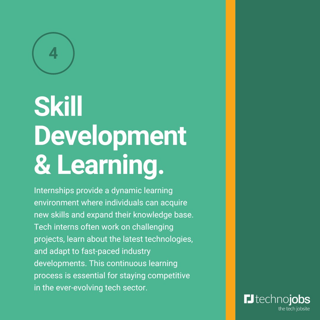 TechnojobsUK's tweet image. This week is #NationalInternWeek 🤩

Internships offer incredible opportunities to gain hands-on experience, build invaluable connections, and accelerate your career journey.

Read below for some of the benefits of #internships in the tech industry! 🔍💼 

#itjobs #techjobs