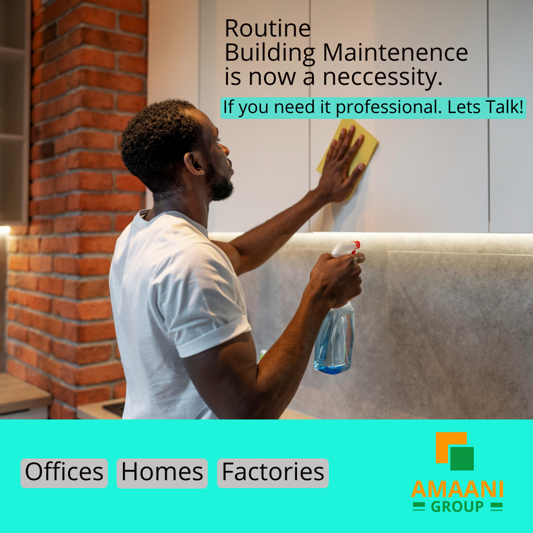 amaaniscaffold's tweet image. Keeping your office building, factory or house routinely renovated is no longer a luxury but a necessity because the cost of not doing so is some times higher. Join our list of happy clients today! #buildingmaintenancesolutionsuganda #scaffoldingservicesuganda #slabformwork