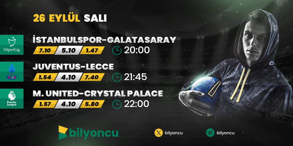 Bilyoncu's tweet photo. ⚽️Günün Kuponu

⭐️Bahsin Markasına Bilyoncu'ya Hoş Geldiniz.

🍀Bilyoncu üyelerine bol şanslar dileriz.

✅LİSANSLI SİTE

 🚩Güncel Giriş - https://t.co/fVo944eJ25 https://t.co/JL1KfKiVhV