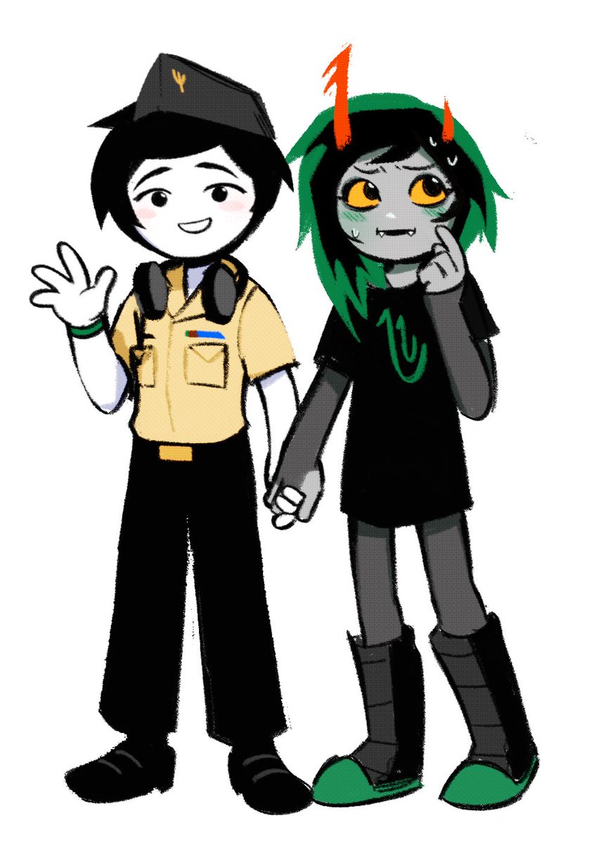 Complexiaz's tweet photo. OKAY.. so he’s not my boyfriend, but like we’re too close to be called just friends??? Is there a word for this!!!?? Ugh!!! 
// #earthc #fantrolls #hom3stuck https://t.co/lkrMJdQxVR