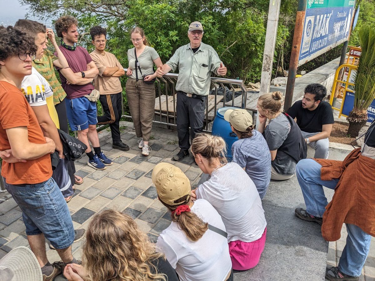 Shubh43's tweet photo. A new approach of understanding Critical Zone Observatory by Prof. Karl Schneider and @ChristinaBogne2 from @UniCologne during excursion to Berambadi #CriticalZoneObservatory in Karnataka, India under the #INGENIoS project @iiscbangalore https://t.co/GlIOiyI164
