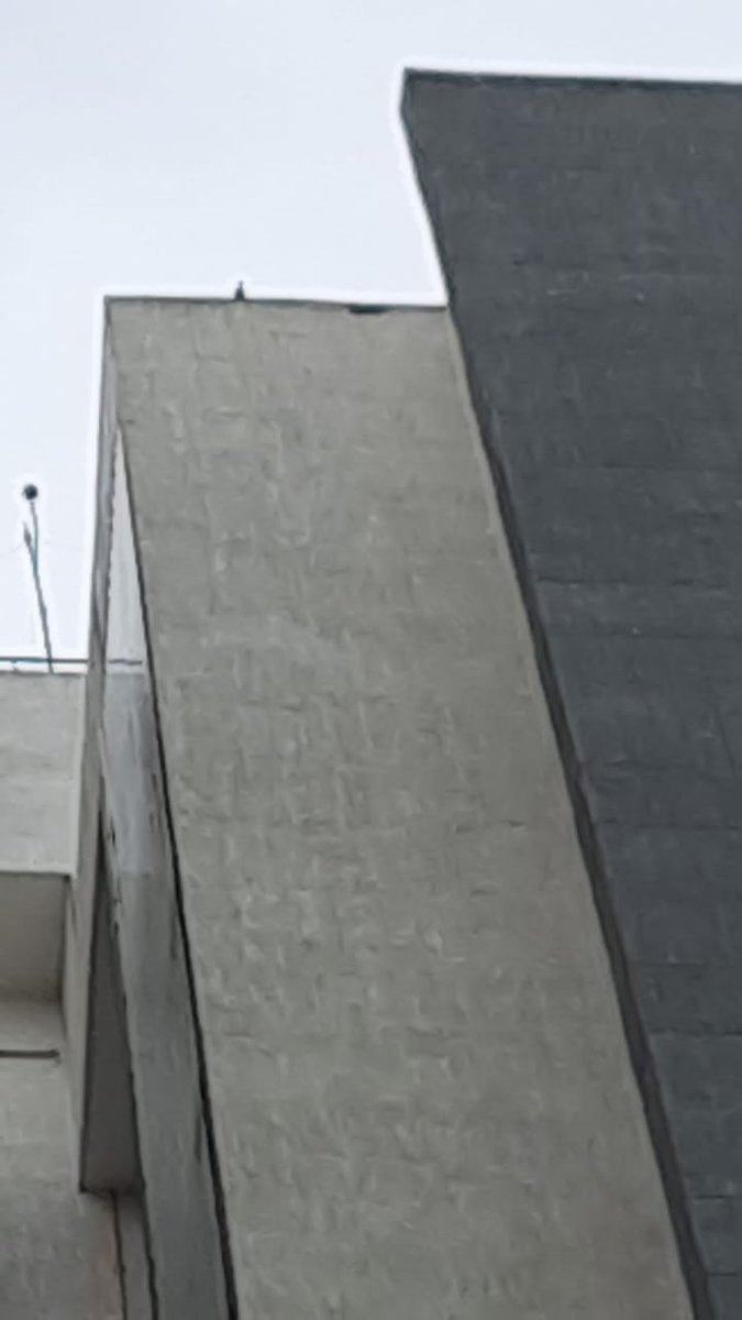 biker_sameer's tweet photo. One more Proof of Godrej's substandard quality in construction. Today we saw plaster debris fell off of the building of our Prestigious Society constructed by @GodrejProp or I should say #fraudrej. Look at this , luckily there are no casualties. https://t.co/OAn8IMzMhp