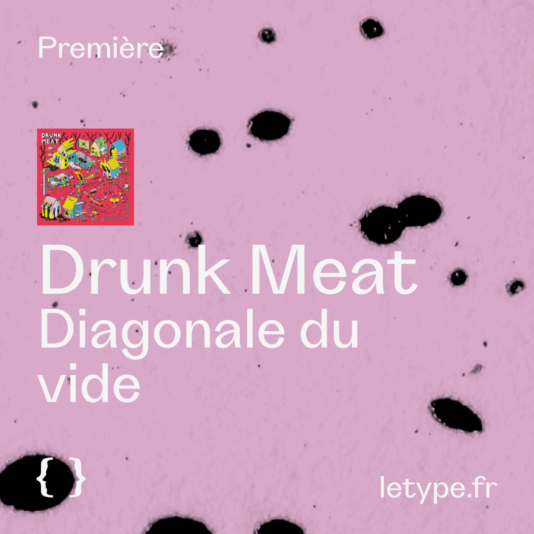 On écoute en exclu un extrait du prochain album du duo bordelais Drunk Meat « Diagonale du vide », entre swamp rock et synth-punk, à paraître sur le label palois A Tant Rêver Du Roi en octobre 👑
letype.fr/2023/09/26/pre…