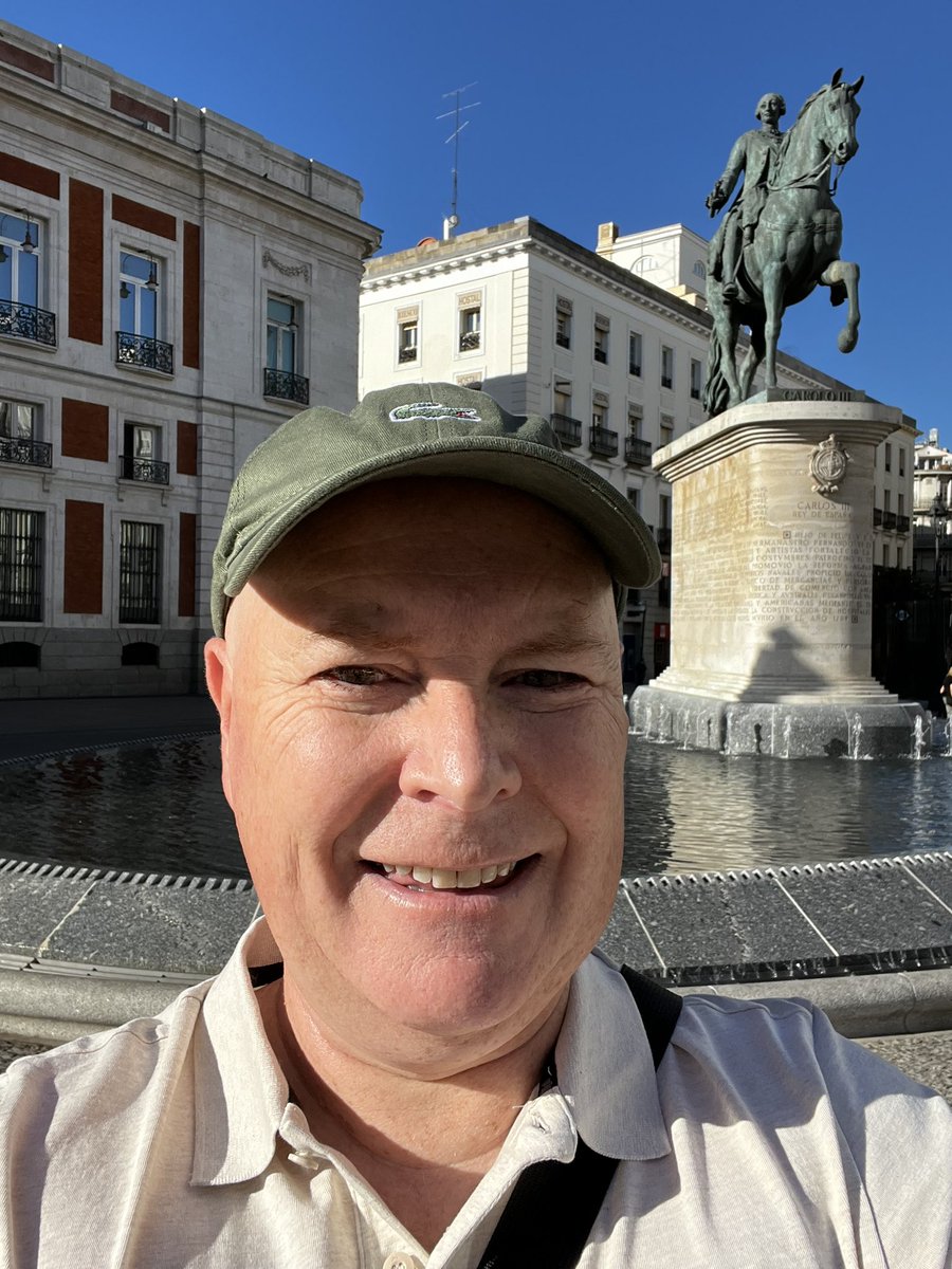 A few minutes this morning exploring Madrid before the vital work representing victims of terrorism at EU level @RANEurope #PeaceWins #Zombie #VictimsVoice #Truth