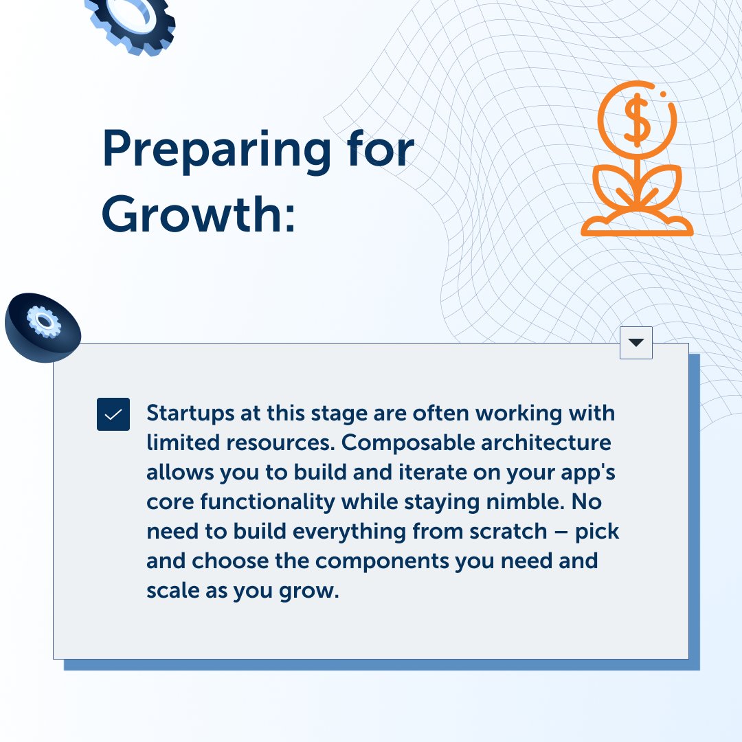 BrainCode_CM's tweet image. 🚀What are the keys to early-stage startup success?
In the fast-paced world of startups, agility and efficiency are the name of the game. This is where the composable approach shines, especially for those in the Pre-seed and Seed stages.