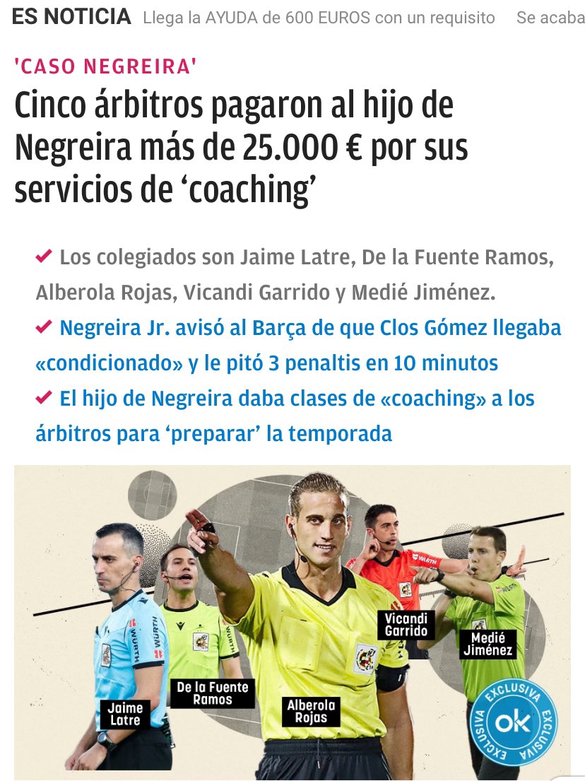 CraneoRojo4's tweet photo. Imaginad una @LaLiga donde un avalista de un club (Barsa), es miembro de la junta directiva de Barsa estudios, CEO de la empresa que da las imágenes (@GRUPMEDIAPRO) y que va a ser quien trace las líneas del VAR de Clos Gómez. ¿En que país se permitiría a eso? Eso es la Corrupción https://t.co/Mxb1ENlhsl
