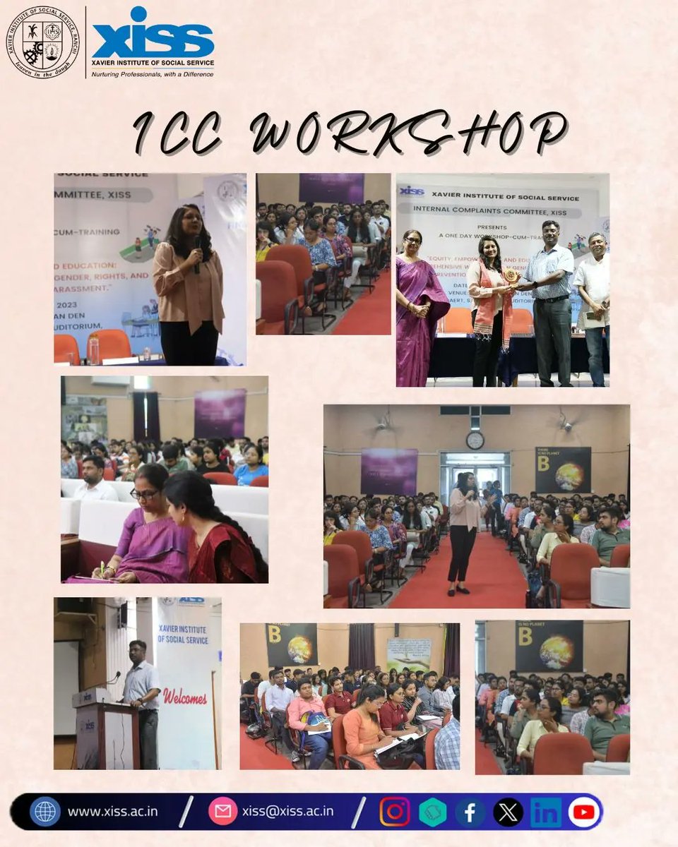 XISSRanchi's tweet photo. #InternalComplaintsCommittee (ICC) of XISS hosted a workshop on #Equity,#Empowerment,&amp;#Education by Ms Khusboo Kataruka. It was very engaging and involved games and insightful discussion.

#XISSRanchi 
#ICC
#Equality
#SafeWorkplace https://t.co/1SrPRwhbZl