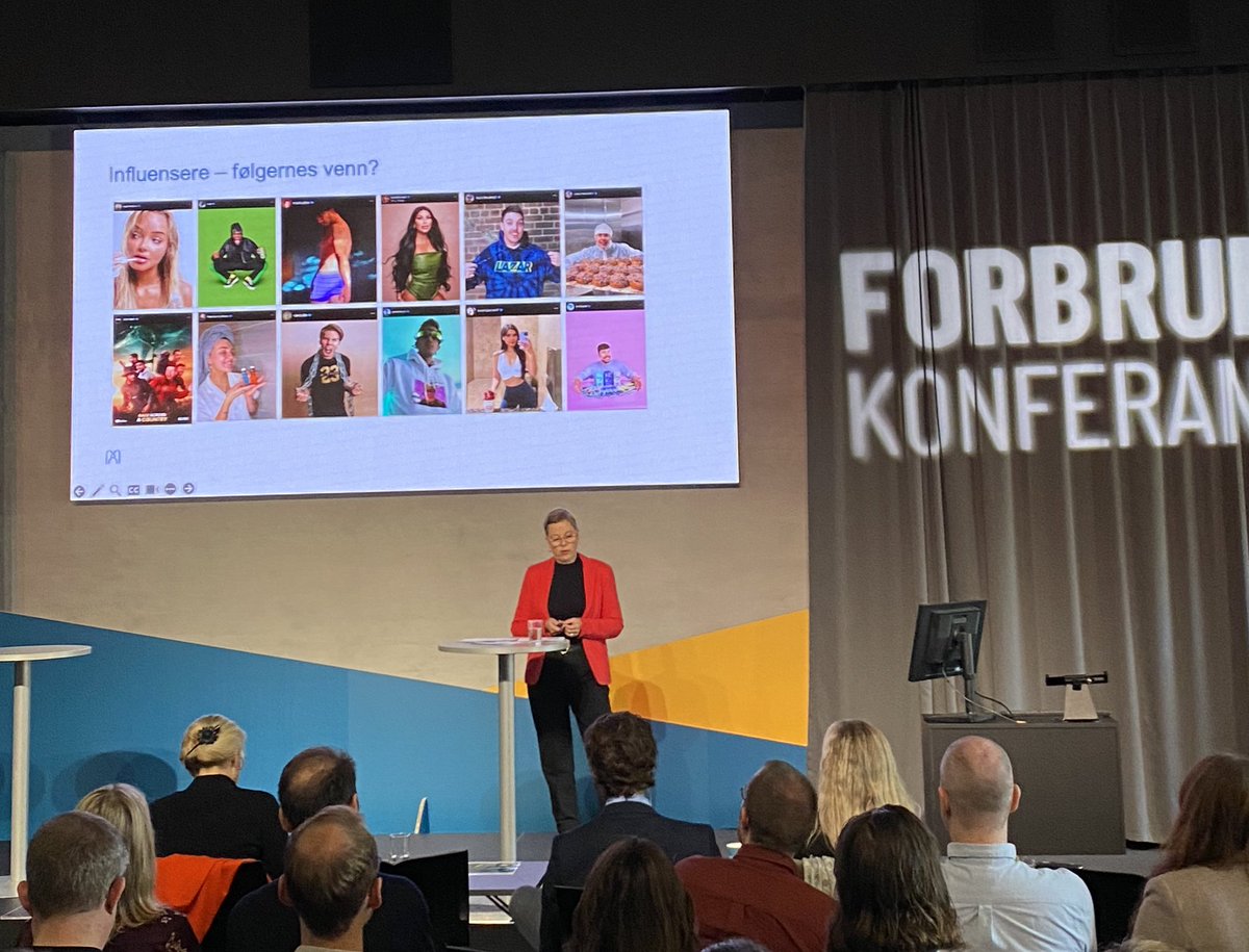 fredrikfarber's tweet photo. Barn tror influenserne er deres venn, men 45 prosent av innleggene de får er reklame. Sterkt budskap fra  @Medietilsynet og @MaVels https://t.co/ttyWnLAXG0