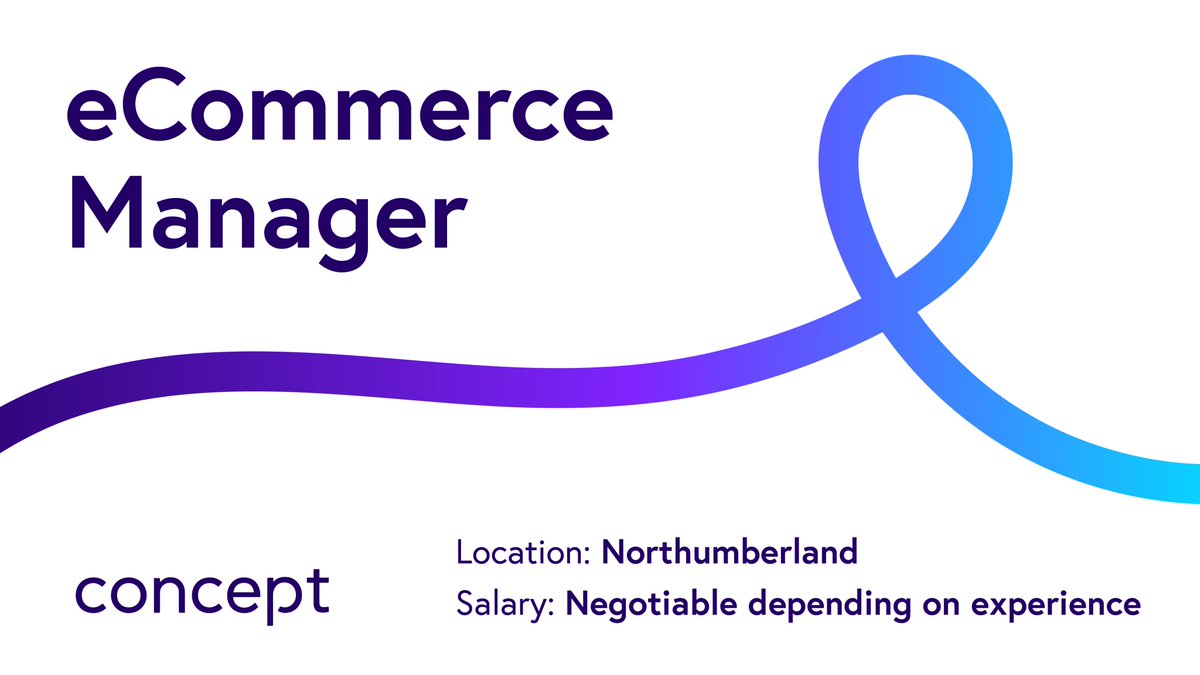 Join our client, a Northumberland-based luxury soft furnishing brand, as an E-commerce Manager!

🚀 Drive digital growth and boost sales through visual merchandising and pricing strategies.

Read the full spec and embark on an exciting journey: conceptpersonnel.co.uk/job/ecommerce-…