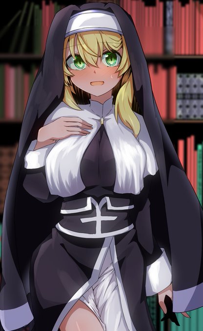 #過去に伸びた1枚を載せてまた伸びるのかチャレンジ 
オリジナルだと修道服翡翠 