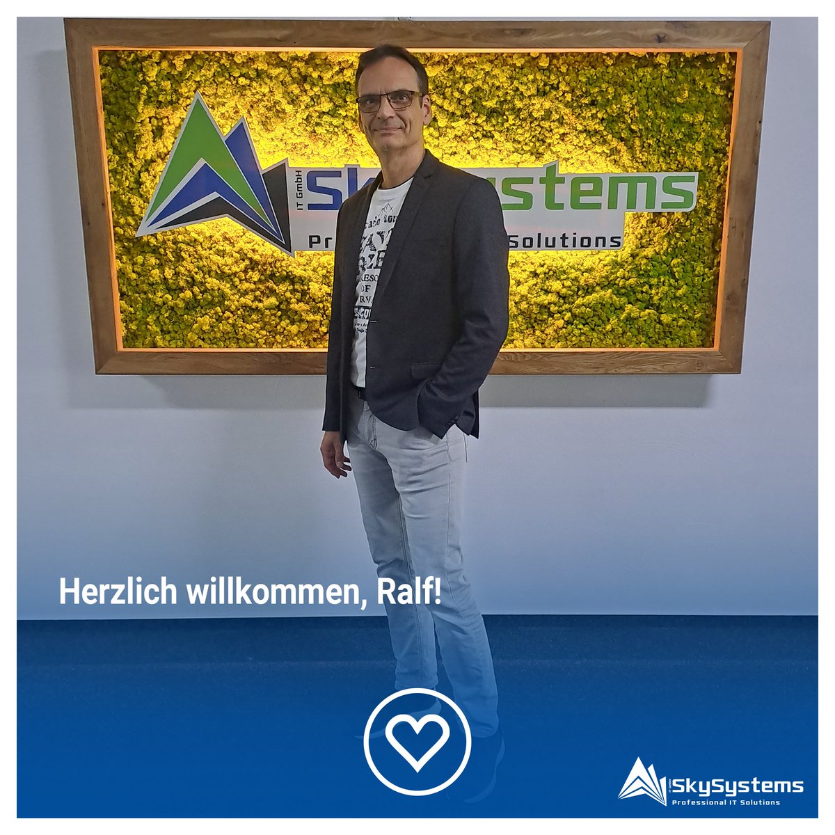 Herzlich willkommen bei SkySystems! 😊

Wir begrüßen Ralf ab sofort ganz herzlich bei uns im Marketing. Wir freuen uns darauf, gemeinsam an spannenden Projekten zu arbeiten und neue Ideen zu entwickeln.

Schön, dass du da bist, Ralf!