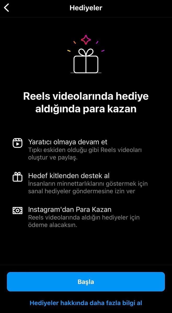 techrenet's tweet photo. 🔴 Instagram'da Reels videoları üzerinden para kazanma özelliği Türkiye'de kullanıma sunuldu.

➡️ Kullanıcılar artık Reels videolarına 'hediye' gönderebilecek. https://t.co/abd1A9KWEy