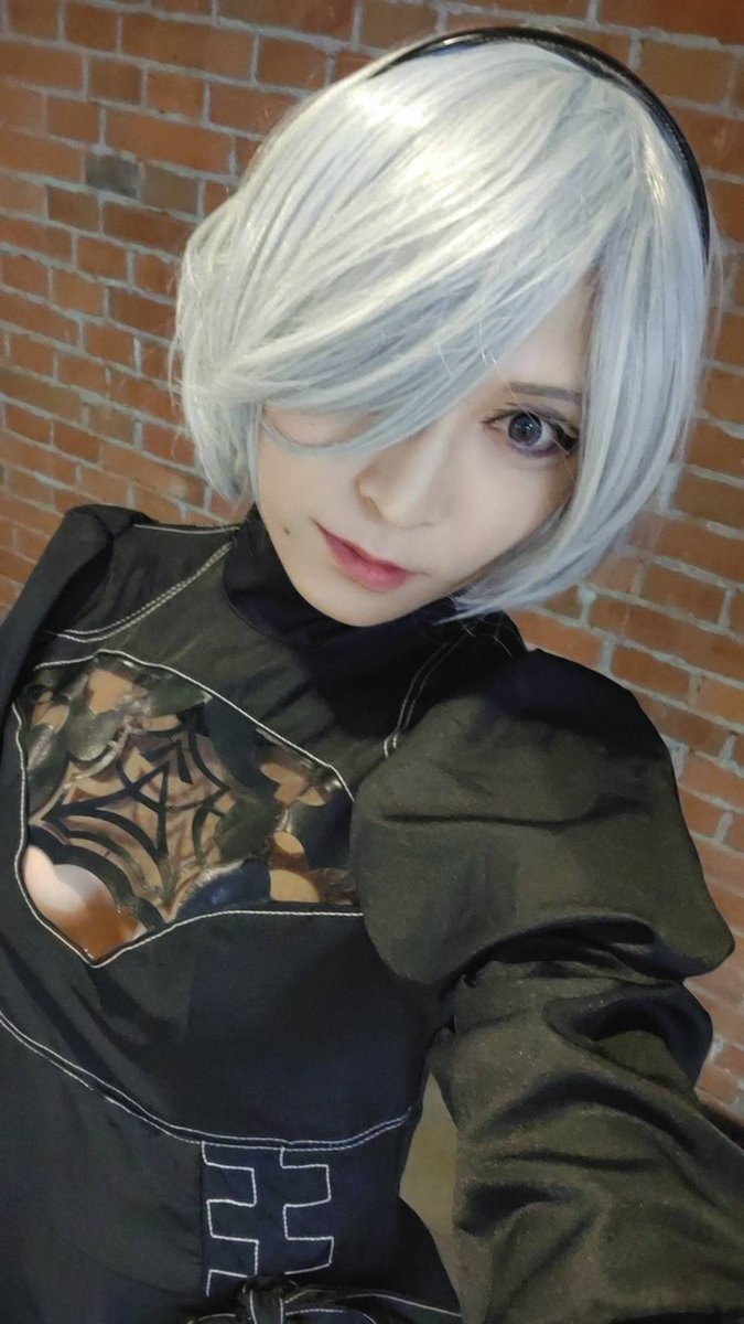 mutsukimomomo's tweet photo. #過去に伸びた1枚を載せてまた伸びるのかチャレンジ

#ニーアオートマタ コスプレ 2B https://t.co/qvpvDwTZiw