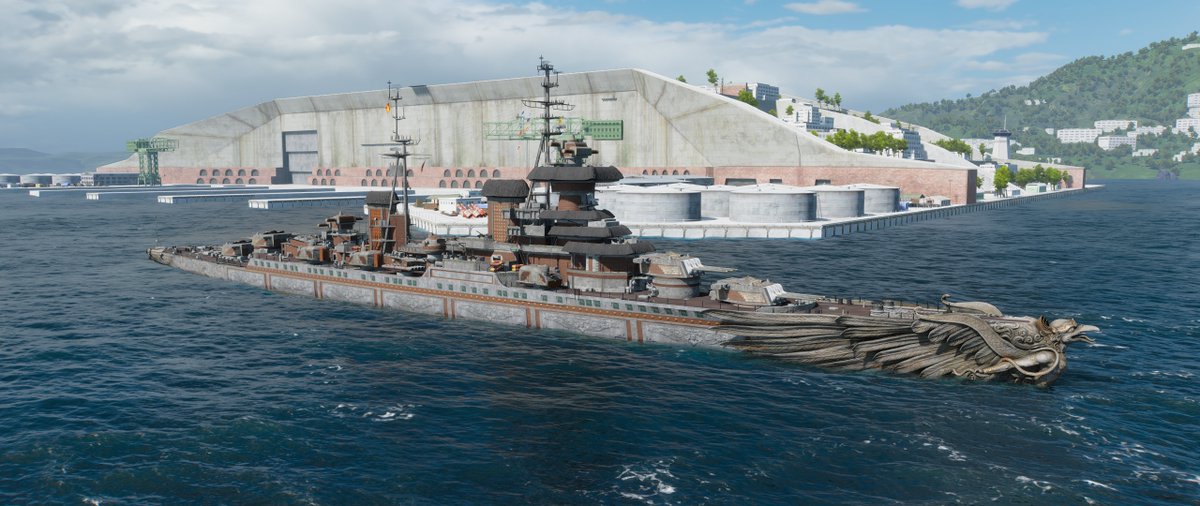 lmsd_76's tweet photo. 久しぶりにリゾート迷彩で出撃した🌴
#WOWS #IRIAN https://t.co/Z8sQJX4RfS