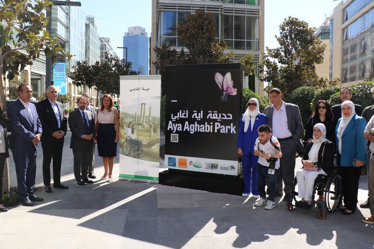 We inaugurated today Aya Aghabi Park in the <a href="/TheBoulevardJo/">The Boulevard</a>, a space for people with disabilities as part of <a href="/orangeJo/">Orange Jordan</a> inclusion umbrella Differently Abled, Definitely Enabled. Thanks to <a href="/AccessibleJo/">Accessible Jordan</a> one of <a href="/BIGByOrange/">BIG By Orange</a> season 8 startups &amp; <a href="/HCDJordan/">المجلس الأعلى لحقوق الأشخاص ذوي الإعاقة (HCD)</a> for such a great support