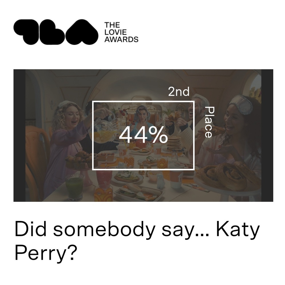 NEWS | @katyperry and @DeptAgency have been nominated for 'Best Influencer Endorsment' with 'Did Somebody Say' at @lovieawards ! 🏆

Sign-up and VOTE ! 
It's a physical award and Katy is currently in 2nd position rb.gy/n1czx