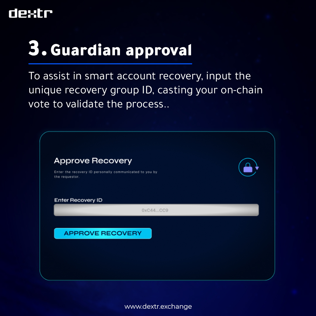 🔐 Have you ever lost or forgotten your wallet's private keys? No worries! #Dextr's Social Recovery feature has your back. 🤝 Learn how it works and join our #Beta Program today for enhanced #security: zurl.co/OPWJ #crypto #airdrop #launch #startup #SocialFi #