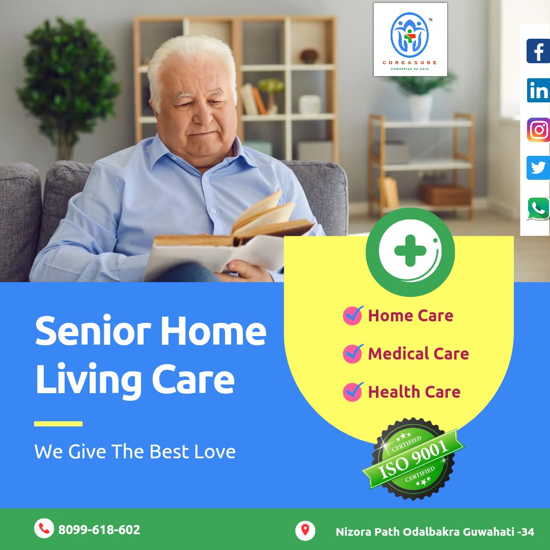 cureasurecare's tweet photo. Finding it challenging to balance work, family, and caring for your aging parents? Cureasure is here to help! Introducing SantanCare, our specialized home care service in Guwahati, Assam. Our dedicated caregivers will provide personalized care to your elderly loved ones. https://t.co/WGtAswOOXf