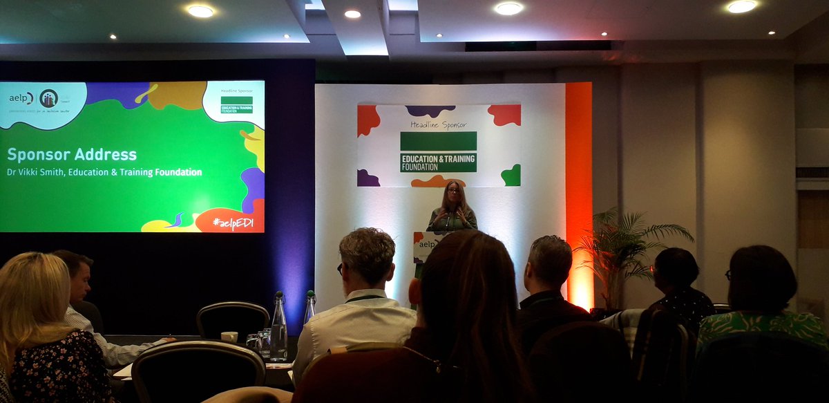 billysmithltd's tweet photo. A wonderful start to the #aelpEDI conference.  Real impact starts with a conversation! https://t.co/894sz2gz5G