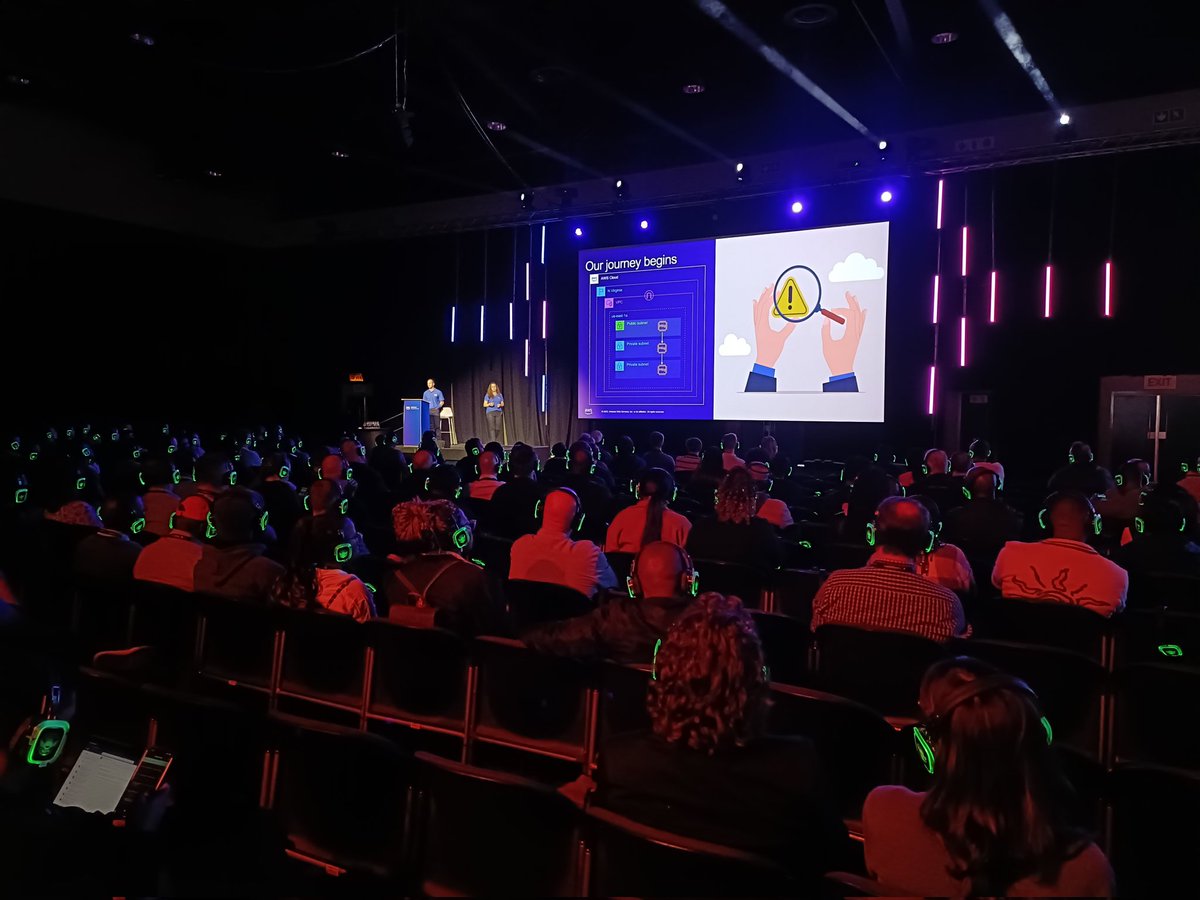BrianGeorgeKE's tweet image. I know this is already happening in Nairobi night clubs but imagine walking into KICC for conference and not hearing &quot;mic check sound 1,2&quot;😀. Everyone has a set of headphones on and a conference is going on. The rest of the place is pin-drop silence #AWSSummit2023