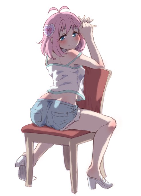 ポーズ練習みるき氏 