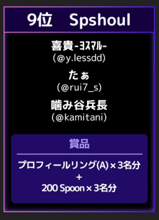kamitani1519's tweet photo. なんとSDFの結果9位をとる事ができた噛み谷です！

エンジョイ勢での参加でしたが応援してくれた方ありがとうございます😭

昨日は43日連続目標達成もでき本当に感謝です🙏

今日も定時の《《22時15分～》》配信します❕

今日も定時からなので是非楽しで聞いてください‼️

 #Spoon #噛み谷兵長 #SDF4 https://t.co/Yh26ISn6K3