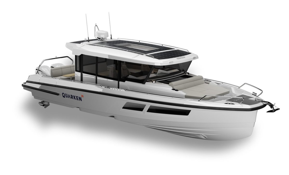 EtesianM's tweet photo. Next - Generation travel companion!!
Designed and assembled in Finlad, the all new #Quarken_35_Cabin stands for a premium and sporty experience on the water. 
Discover more: https://t.co/fLP1HSp1hX
📷info@etesianmarine.com

#QUARKEN_35 #sun #water #adventures #Etesian_Marine https://t.co/6IULal9ZpF