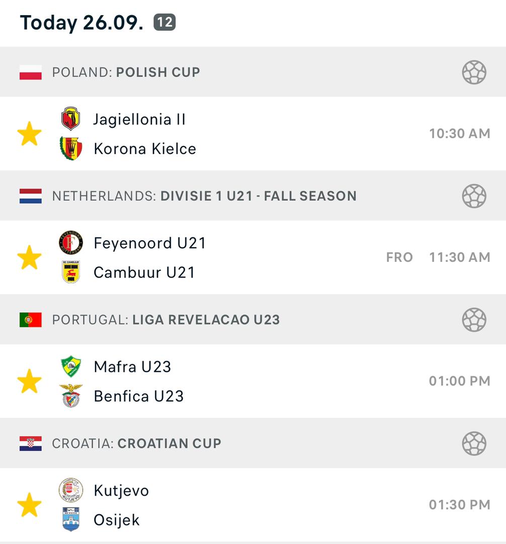 InplayMafia's tweet photo. Todays first half goal list ⚽️ #FHG #inplay #inplay #livebet #prematch #bettingtips https://t.co/p2LHTkJjvZ